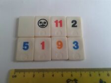 RUMMIKUB TRAVEL number tile blank-back travel/half size SPARES / REPLACEMENTS CR