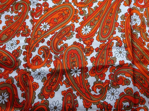 Vintage 1950s orange red - 1950s,