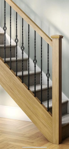 Black single basket metal - black,