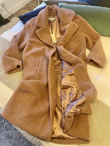 Lipsy teddy coat - teddy, size