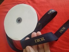 DIOR Navy Blue Satin Ribbon -