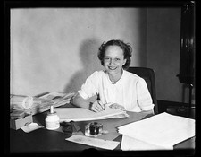 Photo:1934 Woman at Desk