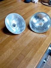 Pair of LUCAS 700 Headlamps Classic Car.  Triumph Herald 1200 / 1250