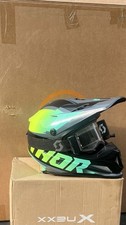 Thor Sector 2 Carve Adult Motocross MX Off Road Helmet Black/Acid