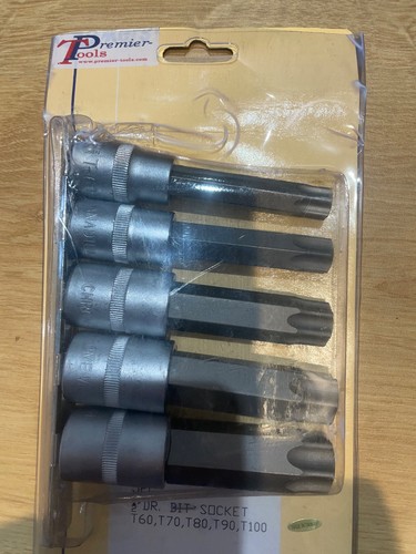 Torx bit star sockets - bit, extra