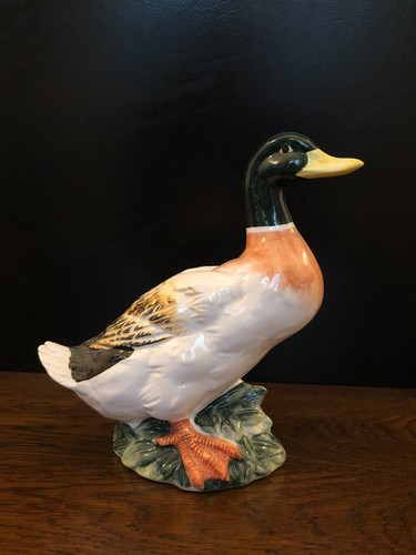 Ceramic mallard duck - ceramic,