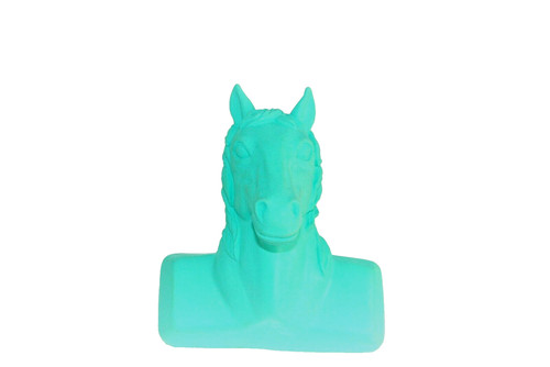 Turquoise horse head tow - horse, cover