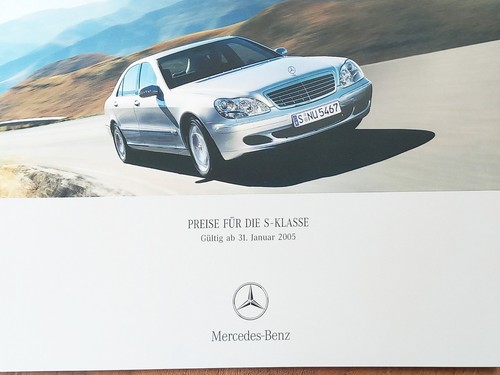 Mercedes benz class 05 - 01/05, s