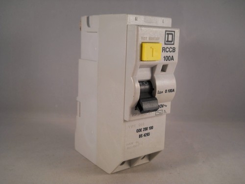 Square rcd 100 amp 100ma - d,