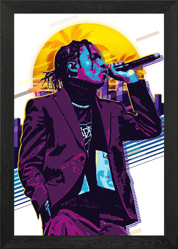 Asap rocky framed wall art - asap,
