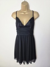 Bnwt Elise Ryan Dress Size 12 Black Sleeveless Strappy Lined Party Occasion
