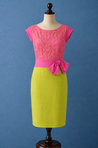 Vesper pink green - vesper, lace