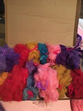 Hand washed sheep wool hand