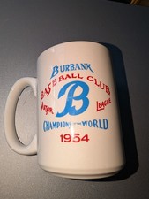 Vintage Warner Brothers TAZ Baseball Club 1954 Championship Mug
