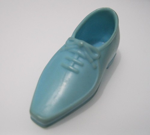 Single blue shoe - blue, paul