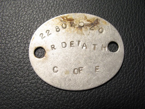Ww2 dog tag - ww2, forgotten