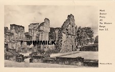 Old Postcard Monk Bretton Priory, The West Range, Yorkshire