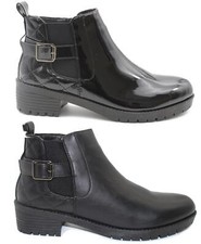 WOMENS LADIES ANKLE BUCKLE