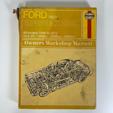 Ford Zephyr and Zodiac Mark 4 Owner's Workshop Manual Haynes