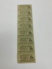8 Vintage Ride Tickets- Fun