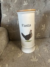 Cloverleaf Farm Animals Pasta Jar With Wooden Lid