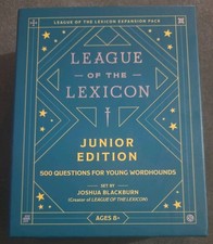League Of The Lexicon. Junior Edition .Question Game Age 8+