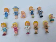 Polly Pocket - Small Bundle Of 11 Vintage Figures - Miniatures job lot