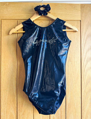 Dna leotards black shiny - black,