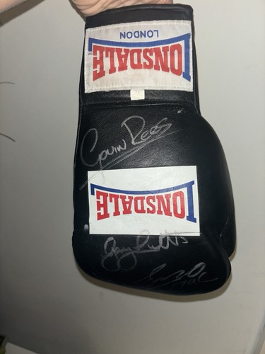 Hand signed boxing glove - by, 4