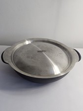 Weber Cast Iron Wok with Stainless Steel Lid Ø34cm BBQ Grill Accessory