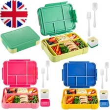 5 Compartments Lunch Box Food