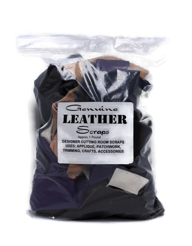 Genuine leather scraps 1 - leather,