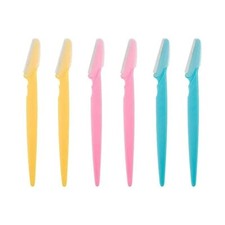 6 PCS Eyebrow Razors Facial Hair Remover Shaver Trimmer Shaper, Exfoliating.