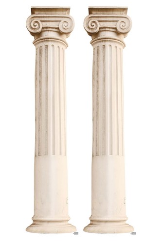 Two roman pillars lifesize - roman, and