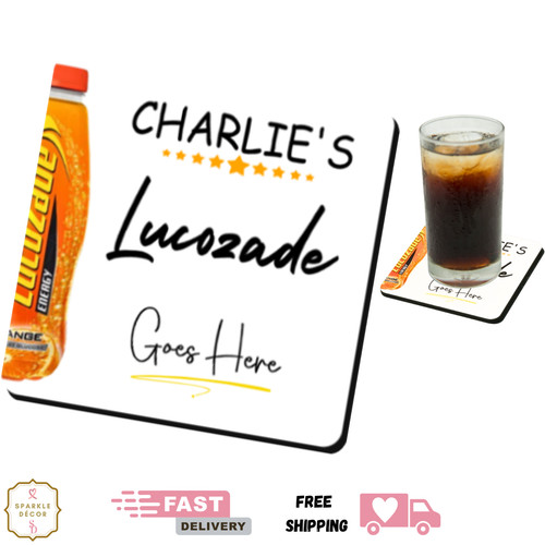 Coaster lucozade name - coaster,
