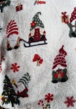 Christmas Gonk  Fleece Throw