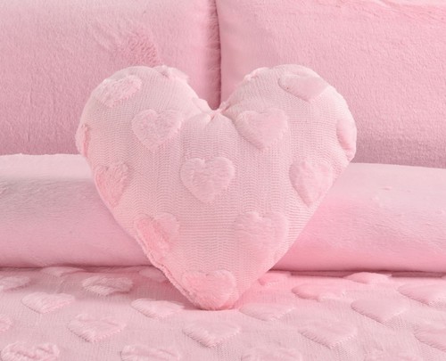 Heart shape cushion filled - filled, –