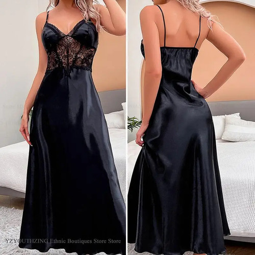 Women sexy silk satin - women,