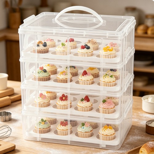 Four teir stackable cupcake - four,
