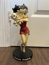 Betty Boop Westland Figurine Forever Friends Red Glitter Dress