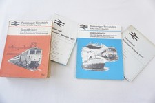 1975 1976 Great Britain British Rail Passenger Railway Timetable Inter City 