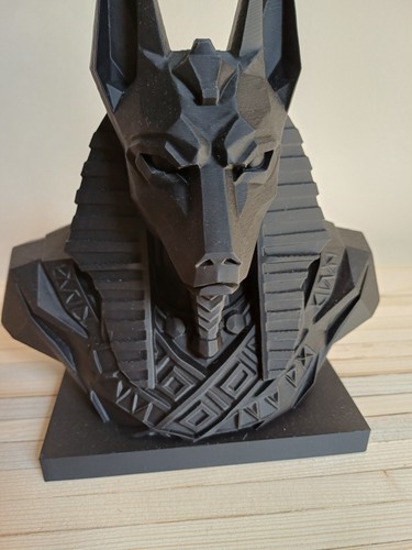 Anubis bust sculpture 20cm - sculpture,