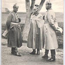 GRAF VON ZEPPELIN Postcard KAISER Group *MILITARY MANOUEVRES* 1913 Liepzig PZ124