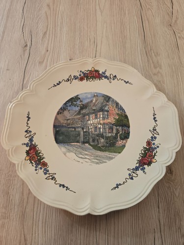 Large antique sarreguemines - antique,