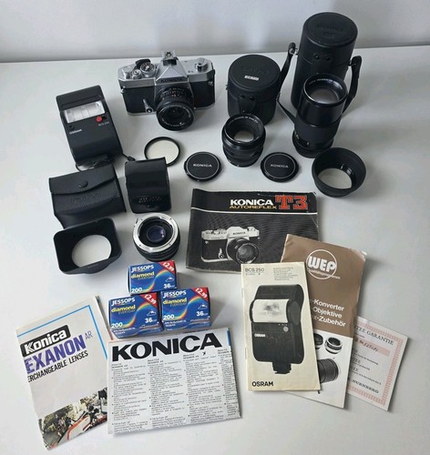 Konica autoreflex camera - konica, t3