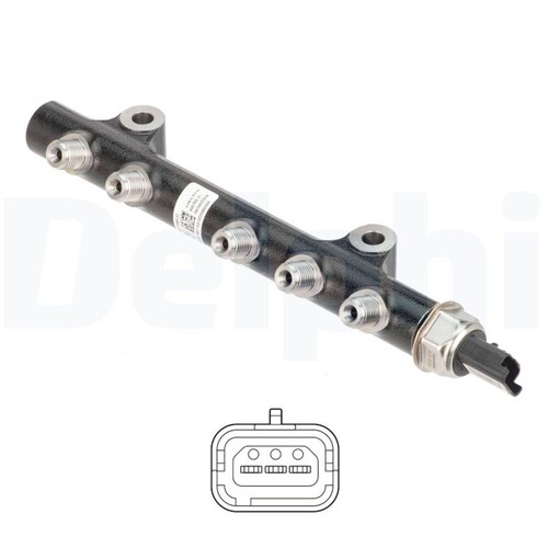 Delphi fuel manifold - pipe, for