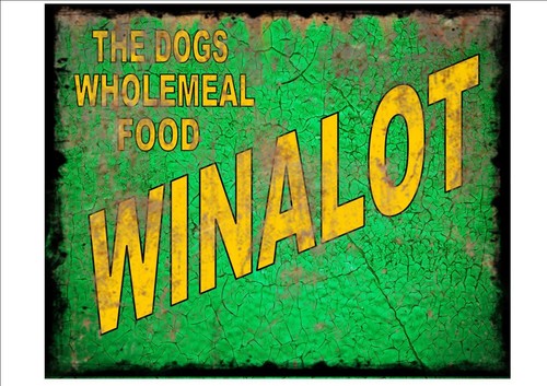 Winalot dog food advertising - winalot,