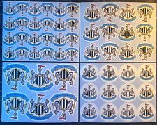 Newcastle United badge various sizes Kiss cut Glossy Vinyl Splash-proof Stickers