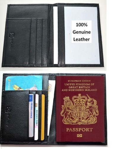 Genuine leather passport - leather,