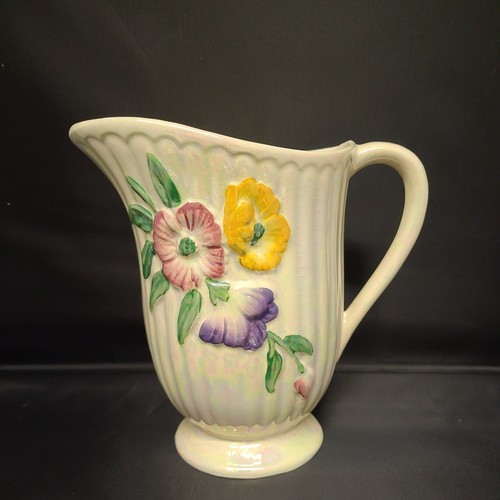 Vintage lustreware jug with - vintage,